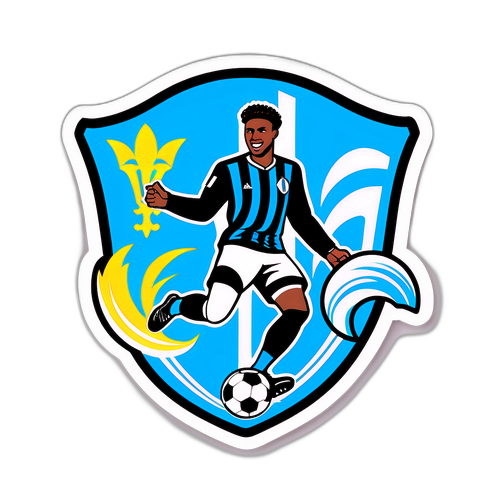 Autocolant de fotbal - Rivalitatea Angers vs. Marseille