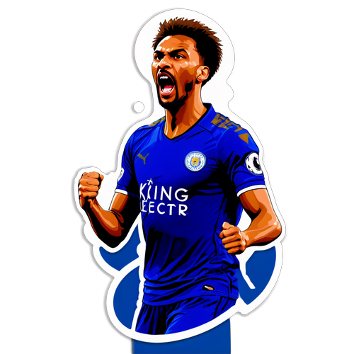 Fierce Leicester City Player Sticker