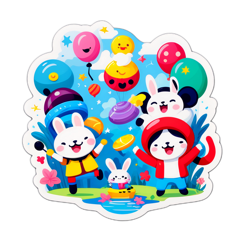 Rekaan Karakter Kartun Ceria