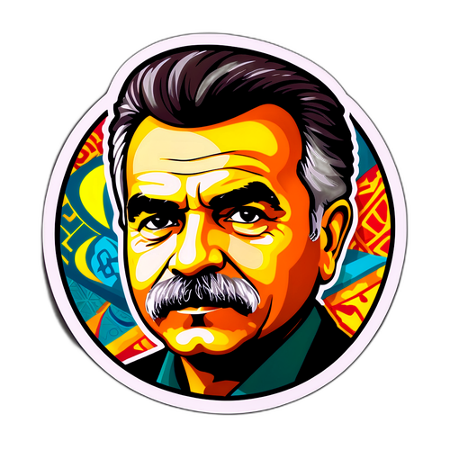 Öcalan'ı Sembolize Eden Stilize Portre