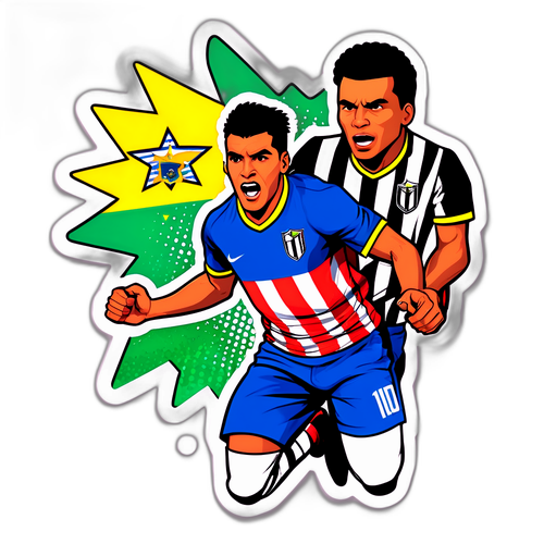 Action Scene Sticker: Bucaramanga vs. Atlético Mineiro