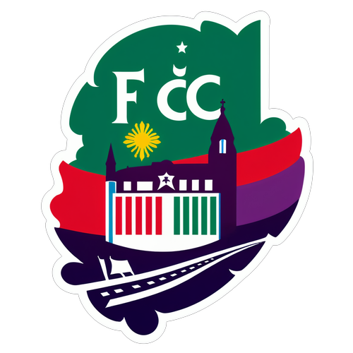 FCB-Logo mit kultureller Darstellung von St. Gallen