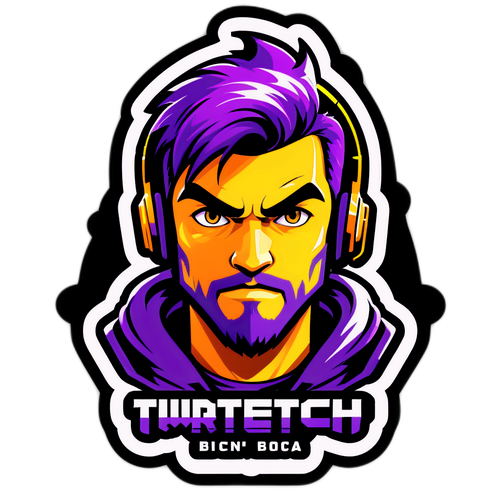 สติกเกอร์แรงบันดาลใจในสไตล์เกมเกี่ยวกับเรื่องราวการเติบโตของผู้เล่น Twitch