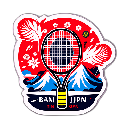 Stiker Indonesia Badminton Japan Open