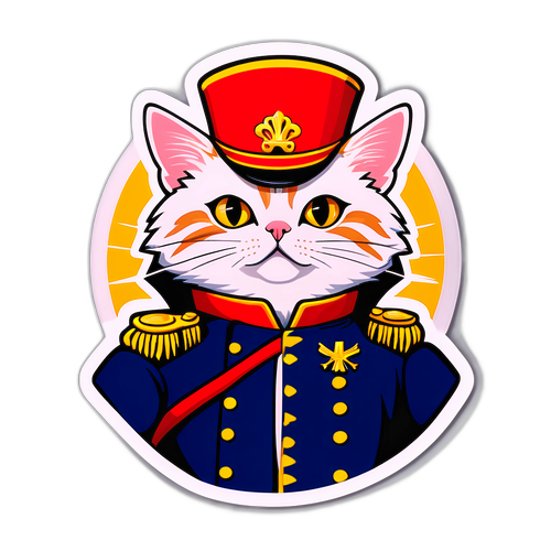 拿破仑猫贴纸