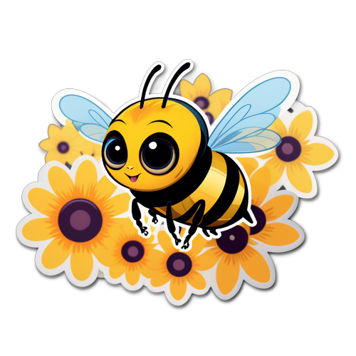 The Adorable Bumblebee That Will Brighten Your Day! 🌼✨