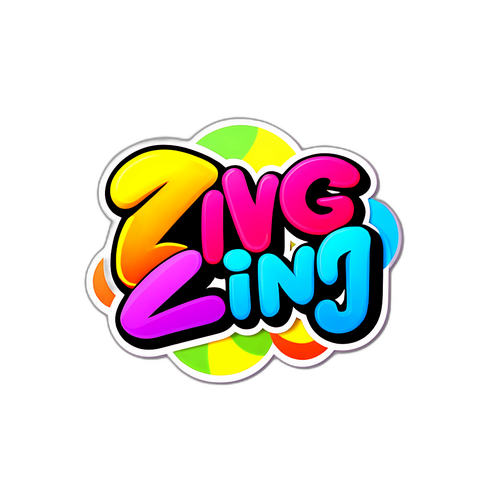 Sticker chữ 'zing' vui nhộn