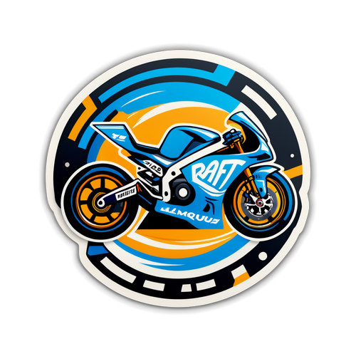 Adesivo Sportivo di Moto