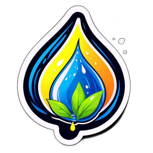 节约水资源贴纸