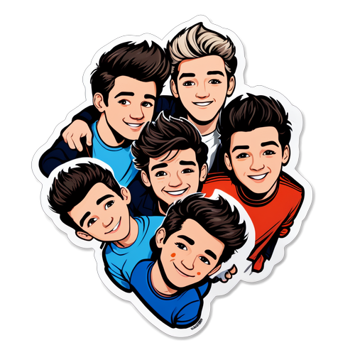 Amizade em Cartoon: Celebrando One Direction