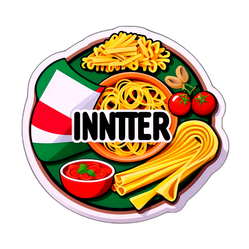 Διασκεδαστικό αυτοκόλλητο με το 'Inter'