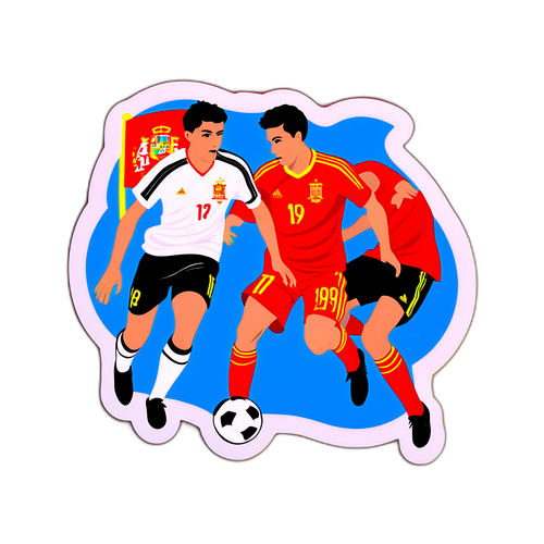 Sticker Trận Đấu U-19 Montenegro vs U-19 Tây Ban Nha