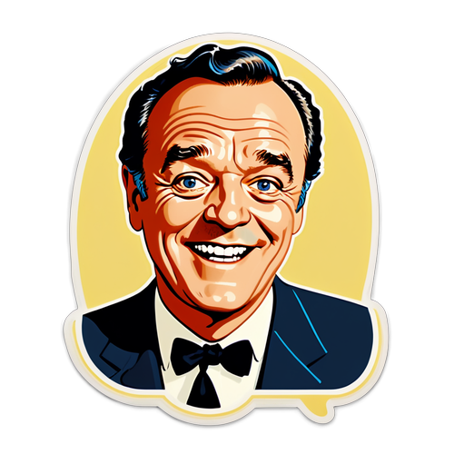 Jack Lemmon legendás karaktereinek illusztrációja