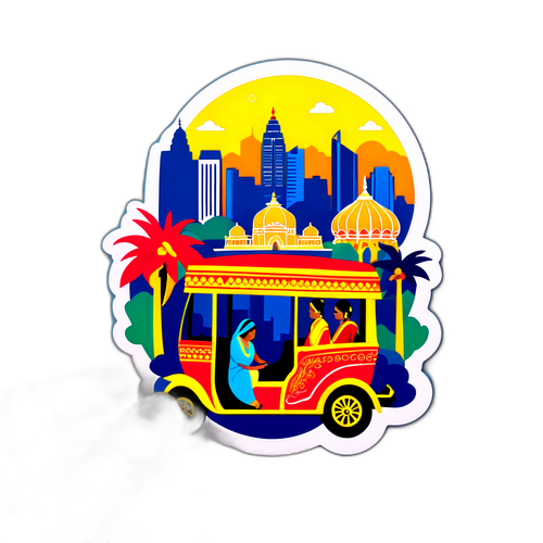 बंगलौर-थीम वाले पोस्टकार्ड स्टीकर