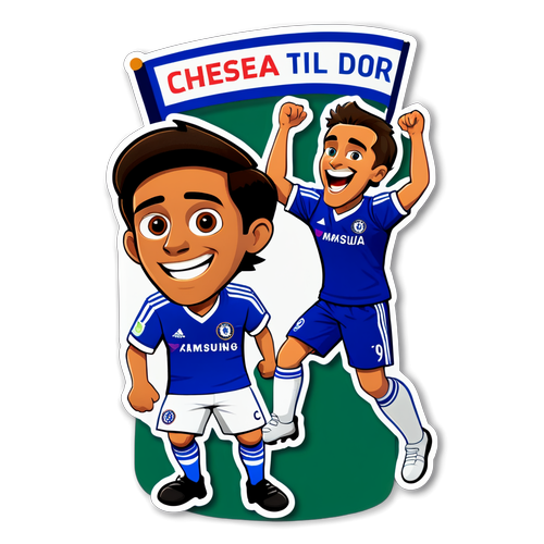 Chelsea-fans i Extas! Fira Segern med 'Chelsea till Dör' – En Sticker för Sanna Supporters!