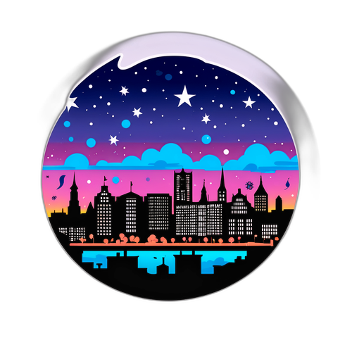 Malmo Skyline Dusk