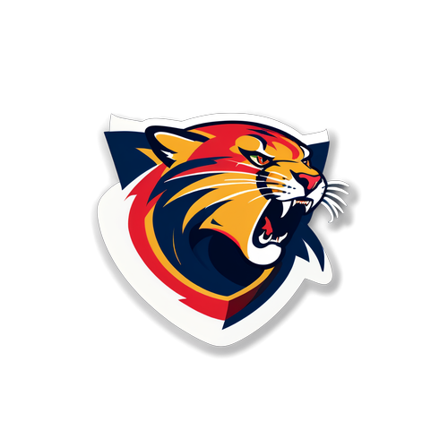 Florida Panthers Action Klistermærke