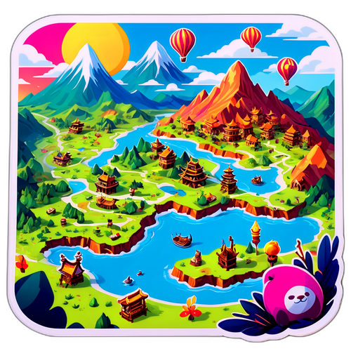 Carte illustrée du jeu Silksong