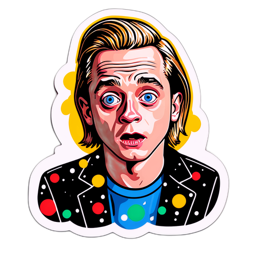 Nostalgischer Sticker mit Macaulay Culkin