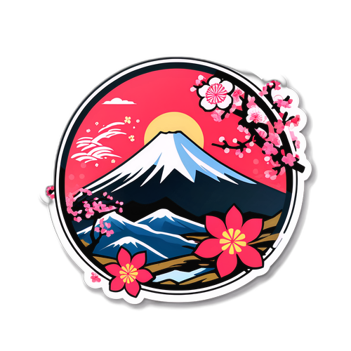 日本圓形貼紙設計