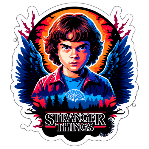 Mystieke Stranger Things Seizoen 5 Sticker