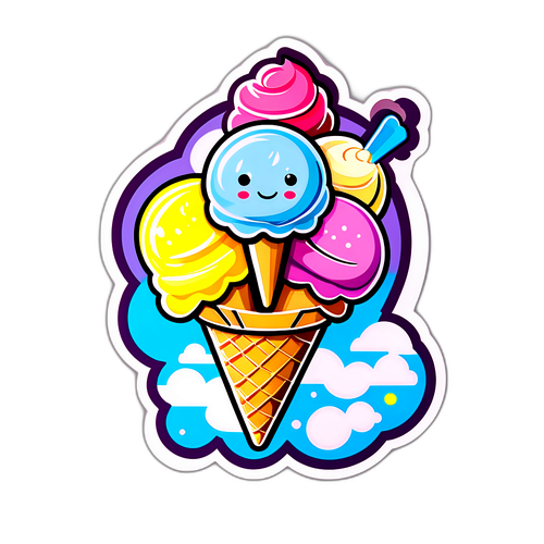 Ice Cream Flavor Checklist with Recall Stamp