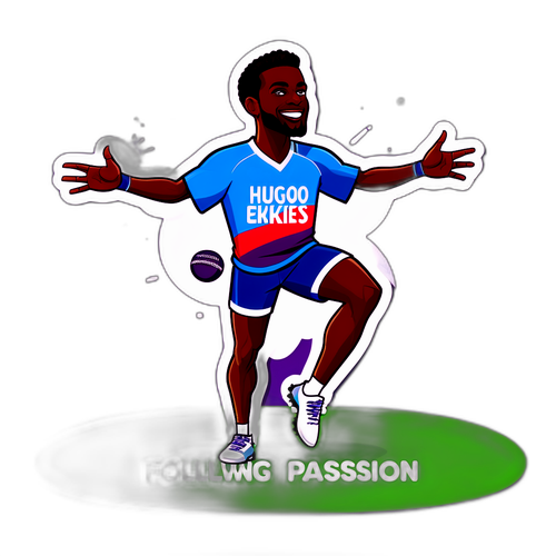 Sticker ya Kukatia Moyo inayoonyesha Ekitike