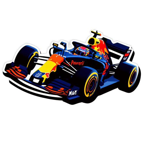 Energi Meluncur: Stiker Max Verstappen yang Menggugah Semangat Motorsport!