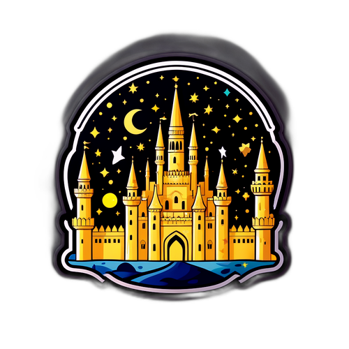 Nálepka s pohádkovým tématem: KSA jako kouzelná země