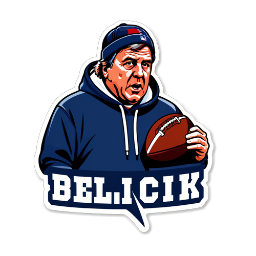 Strategic Icon: Bill Belichick Sticker