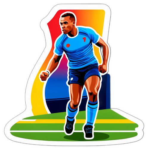 Sticker van Thierry Bodson in Sportieve Actie