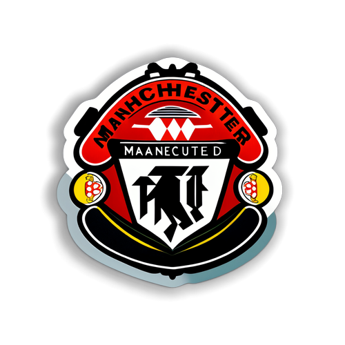 Manchester United Celebration Sticker