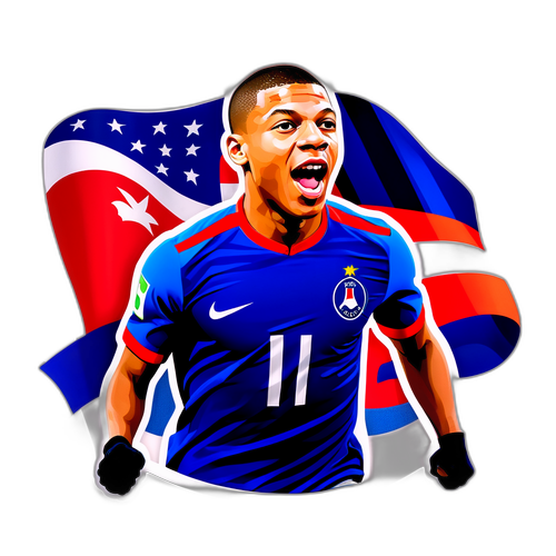 Sticker dinamico di Kylian Mbappé