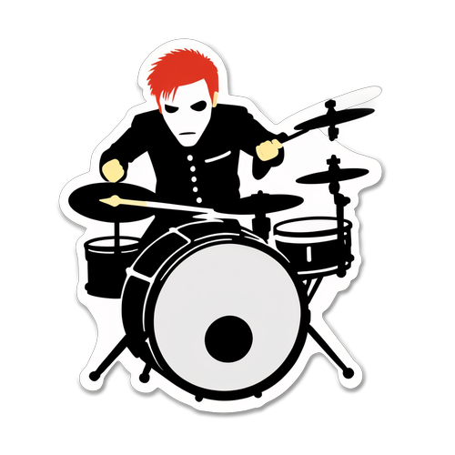 My Chemical Romance - Bob Bryar Rumpuja Soittamassa