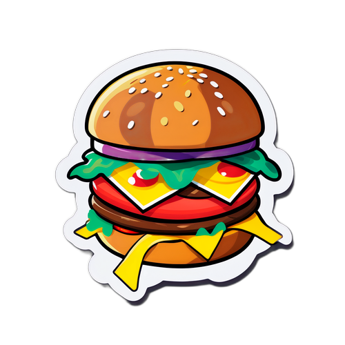 遊び心満点！ハンバーガーとポケモンカードデザイン