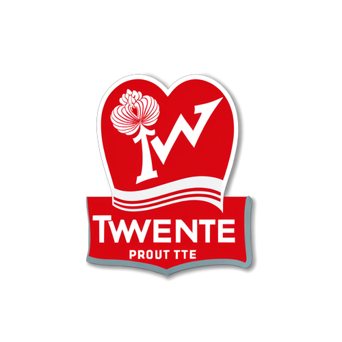 FC Twente Vlag met Hart Motief