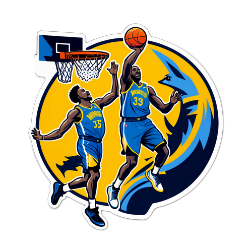 Stiker Dunks Bola Keranjang