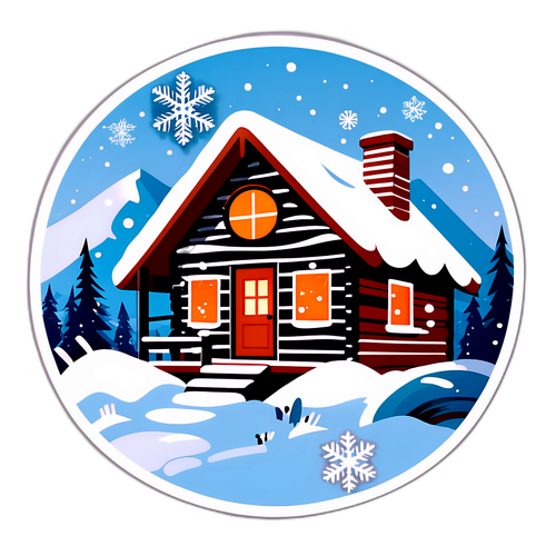 Téli varázslat: Kabin a hóban