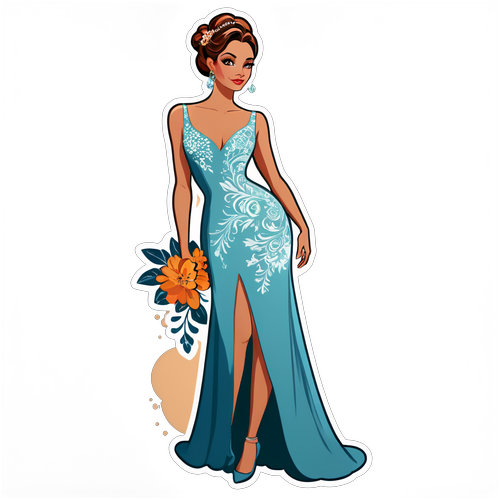 Sticker Tamara Arciuch w Glamourze