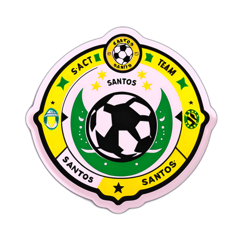 สติ๊กเกอร์โลโก้ทีมซานโต๊ส