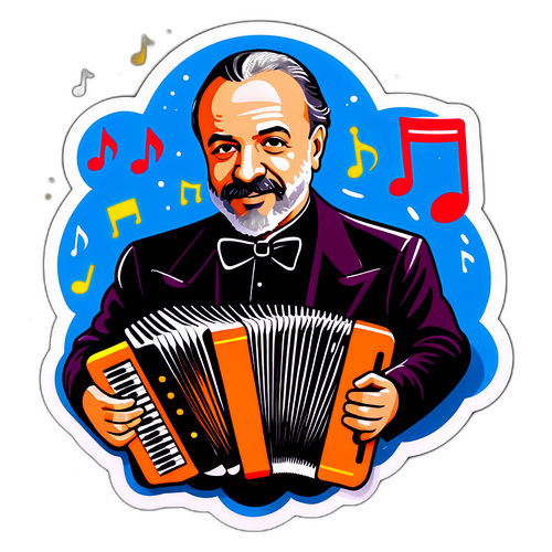 Diseño de sticker de Daniel Piazzolla