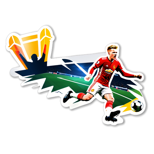 Áo dán sân bóng với Scott McTominay