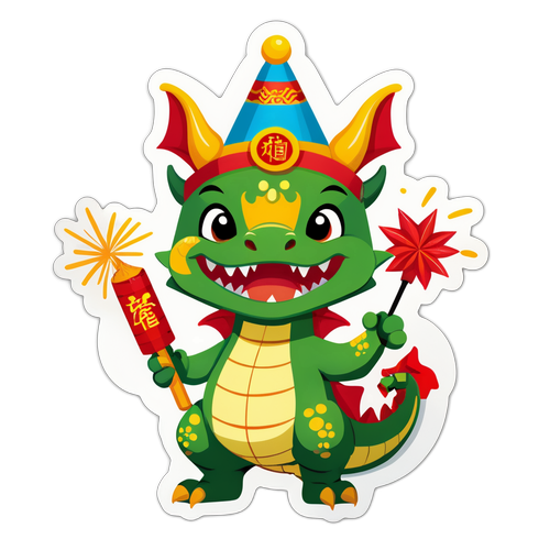 Cartoon Dragon para sa Bagong Taon ng Tsino 2026