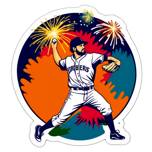 Matthew Boyd Celebrates Sportsmanship Sticker