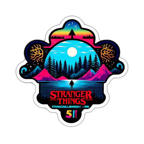Stranger Things 5 Release Date Sticker