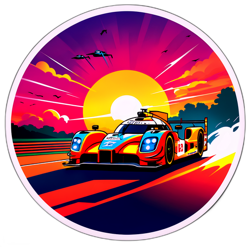 Thrilling Le Mans 2025 Sticker