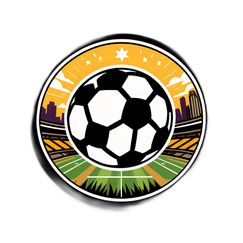 Una pegatina dinámica que captura la emoción del partido Minnesota vs. LAFC