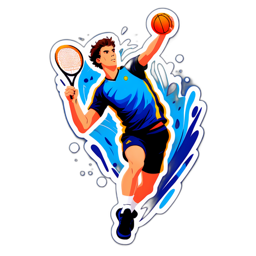 Sticker von Ben Shelton mit dynamischen Effekten