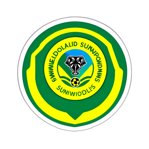 Sticker ya Nembo ya Mamelodi Sundowns