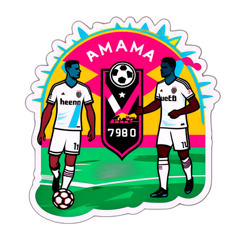 インターマイアミ対アトランタユナイテッドのサッカーシーン